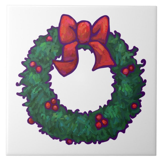 Carreau Boughs de Holly (Devant)