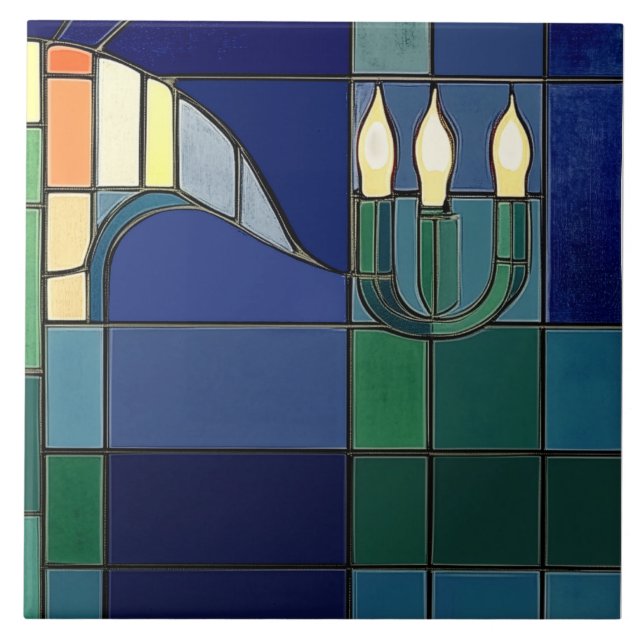 Carreau Bougies Charles Rennie Mackintosh – Côté droit (Devant)