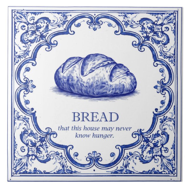 Carreau Boulangerie Italienne Benediction Bleue (Devant)