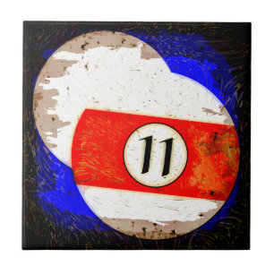 CARREAU BOULE DE BILLARDS NUMÉRO 11
