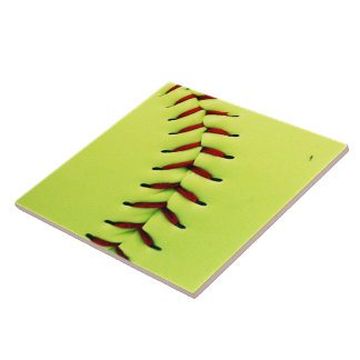 Carreau Boule jaune du base-ball