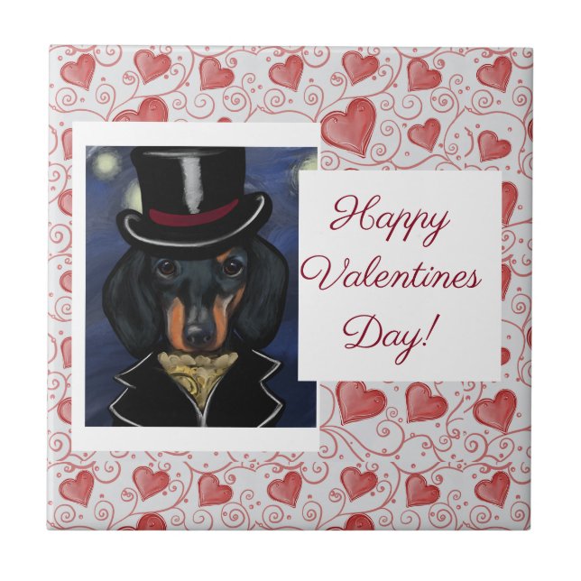 Carreau Bouledogue allemand de nain, plus communément appe (Devant)