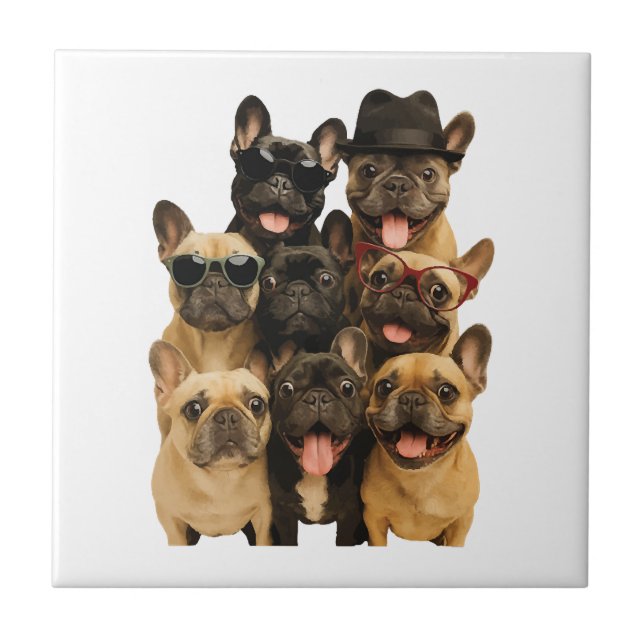 Carreau Bouledogue français (Devant)
