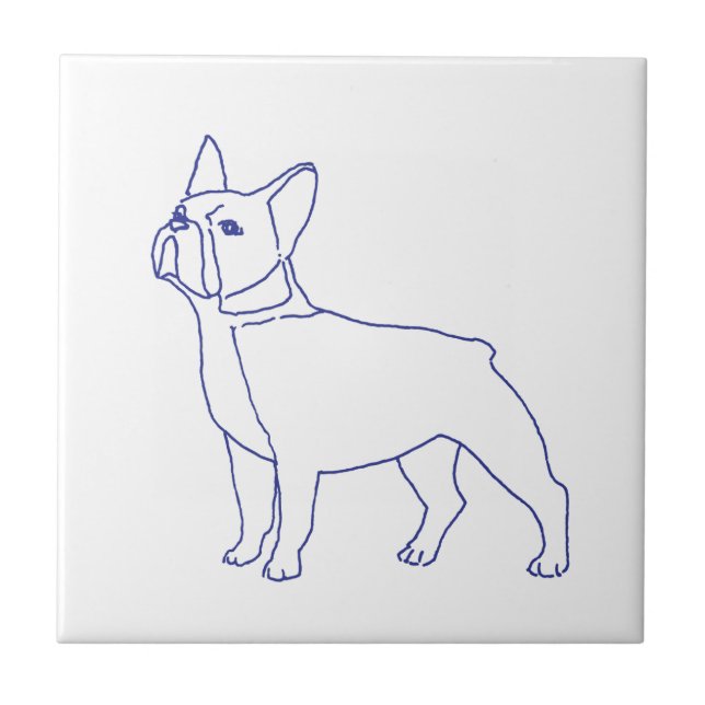 Carreau Bouledogue français (Devant)
