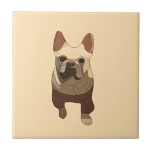 Carreau Bouledogue Français, pêche douce