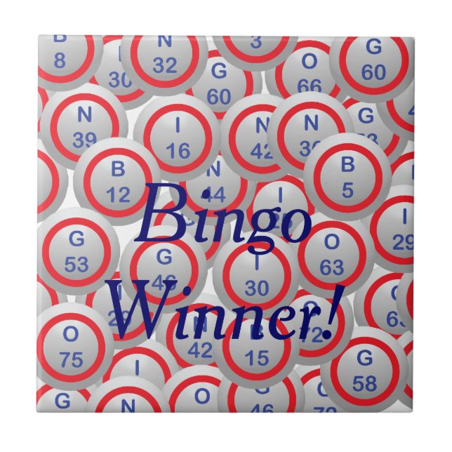 Carreau Boules de bingo-test (Devant)
