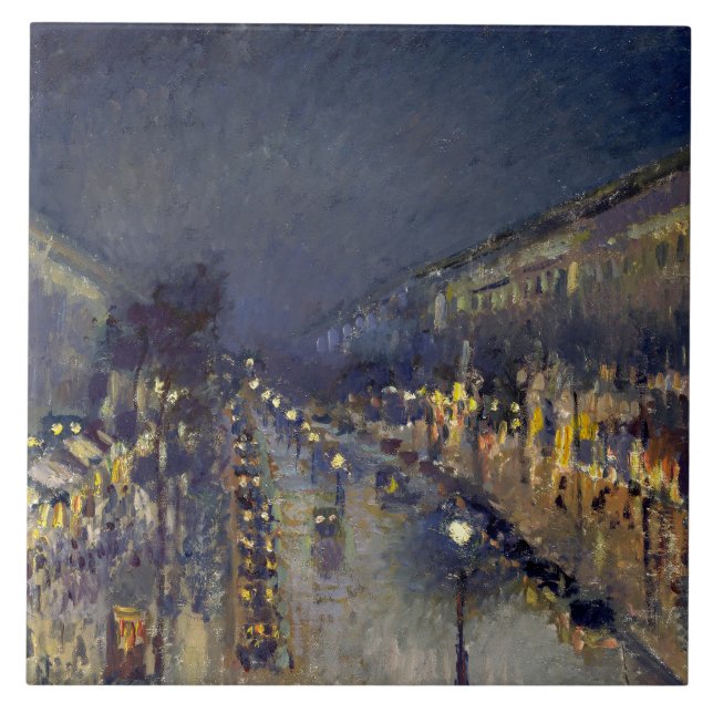 Carreau Boulevard Montmartre à Night Pissarro (Devant)