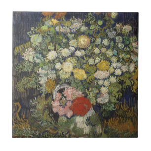 Carreau Bouquet de Vincent van Gogh   des fleurs dans un