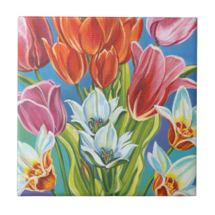 Carreau Bouquet en frontière III