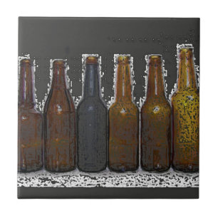 Carreau Bouteilles de bière