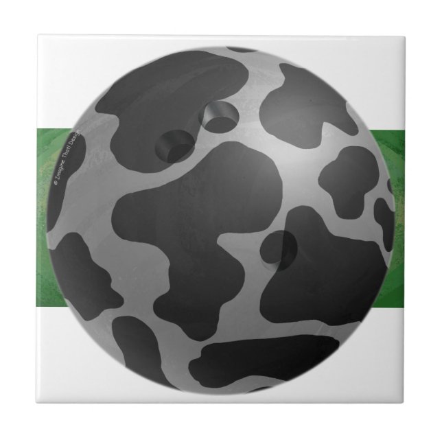 Carreau Bowling Ball Cow Grey (Devant)