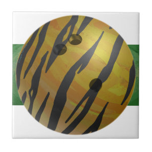 Carreau Bowling Ball Tiger Jaune