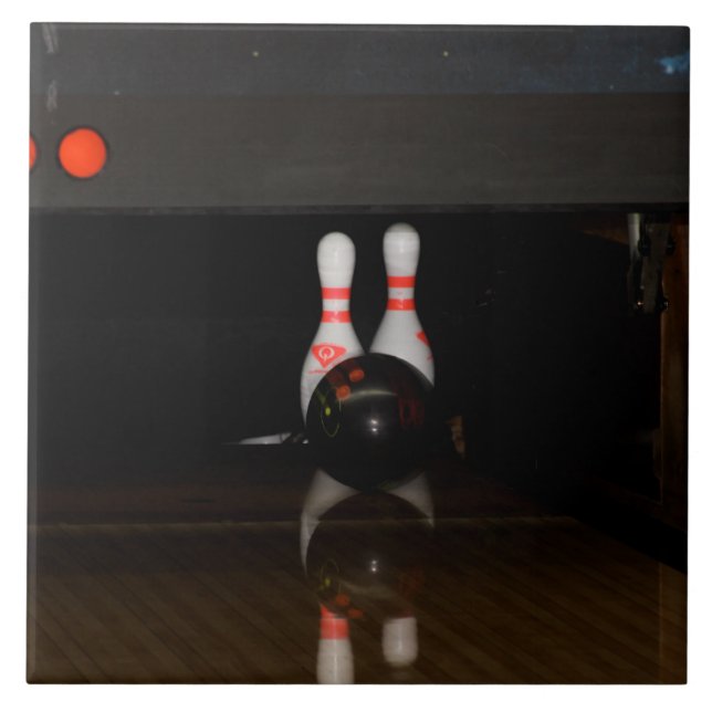 Carreau Bowling Spare en céramique (Devant)