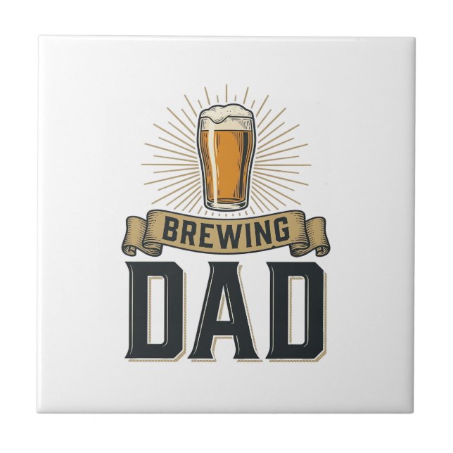 Carreau Brewing Dad Beer Vintage Engraving Shirt Design_1 (Devant)