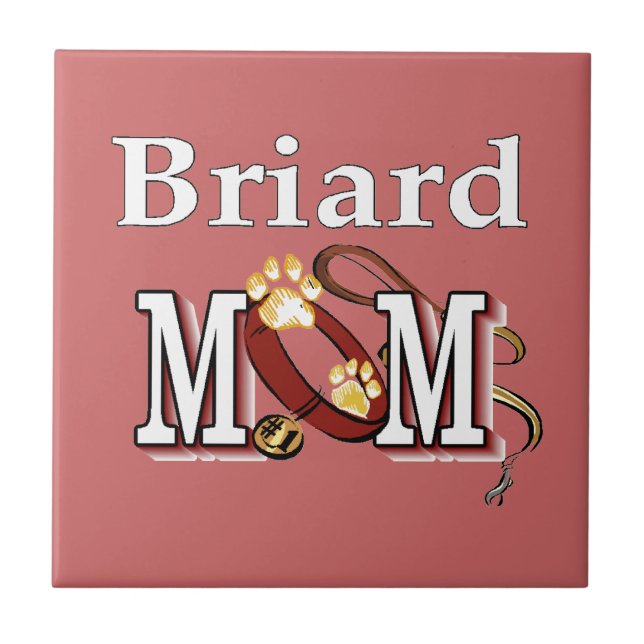 Carreau Briard Dog MOM (Devant)