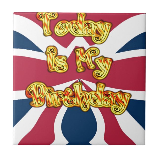 Carreau British Birday Gifts Art Print (Devant)