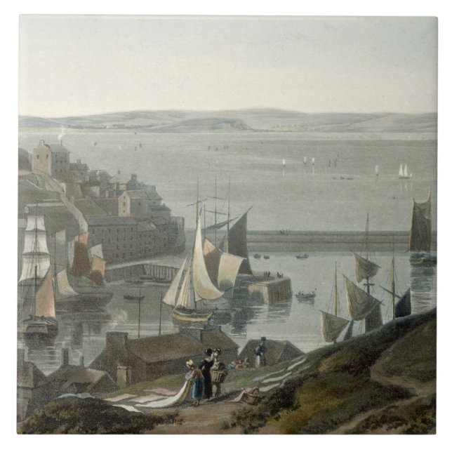 Carreau Brixham, Torbay, Devon, du volume VIII 'd'un Voy (Devant)