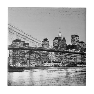 Carreau Brooklyn Bridge New York City