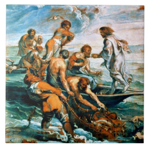 Carreau Brouillon Miraculeux de poissons