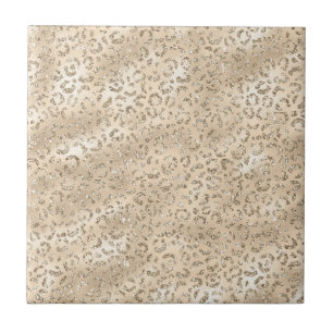 Carreau Brown Cheetah Leopard Skin Imprimer Motif Animal