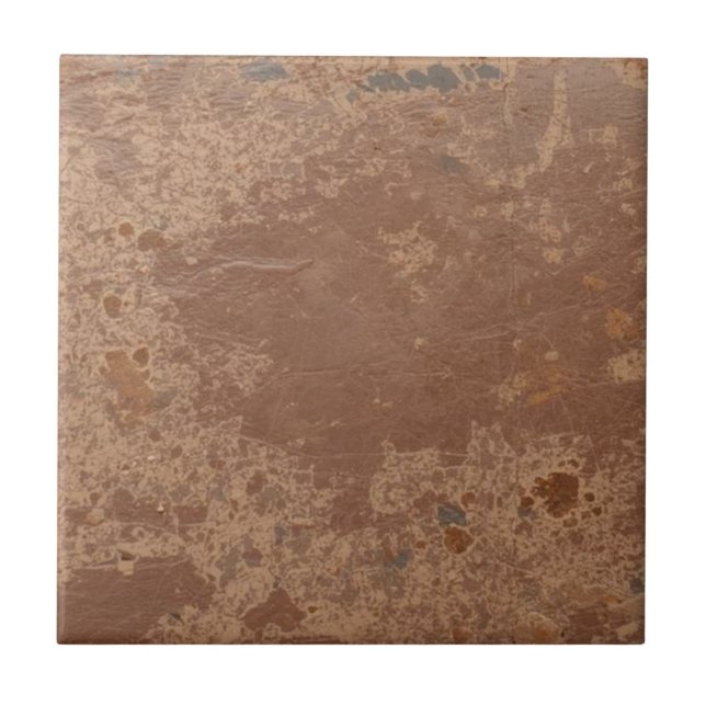 Carreau Brownstone vintage rustique impression simple rust (Devant)