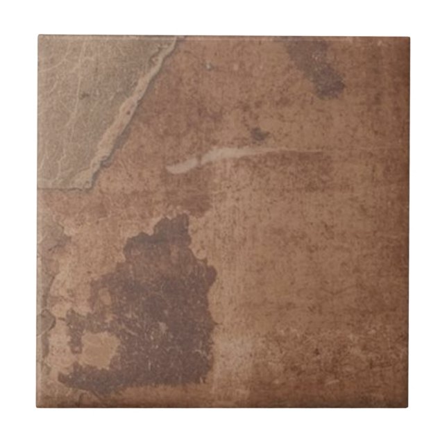 Carreau Brownstone vintage rustique impression simple rust (Devant)