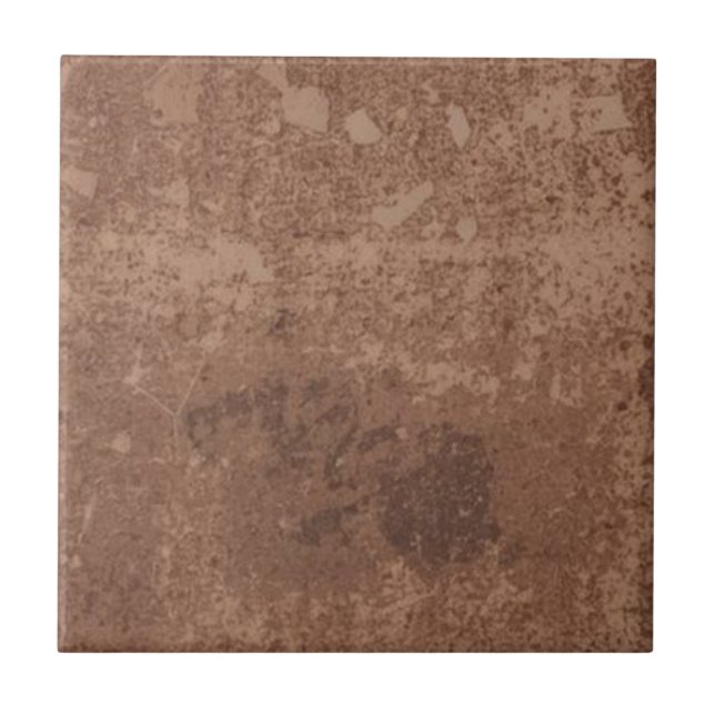 Carreau Brownstone vintage rustique impression simple rust (Devant)