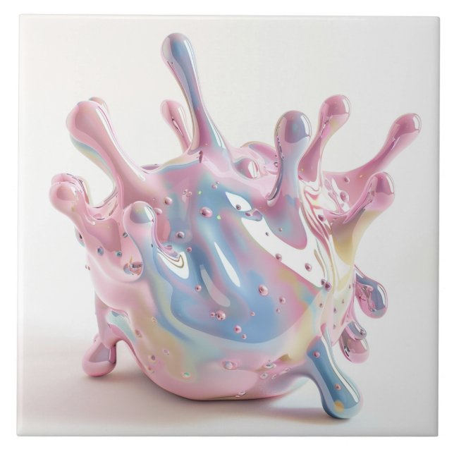 Carreau Brûlage de lave de porcelaine (Devant)