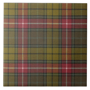 Carreau Buchanan Patiné d'origine écossaise Clan Tartan