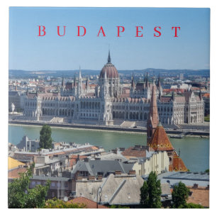 Carreau Budapest vue panoramique céramique