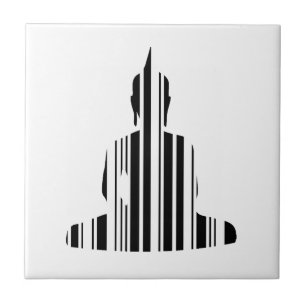 Carreau BUDDHA BAR CODE modèle de code-barres bouddhiste
