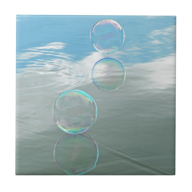 Carreau Bulle, bleue (Devant)