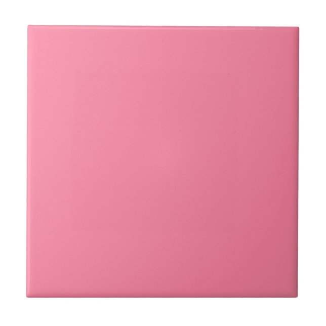 Carreau Bulle moderne rose clair couleur solide (Devant)