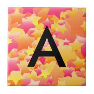 Carreau Bulles Stars Sherbet Carrelage numéroté/Lettré