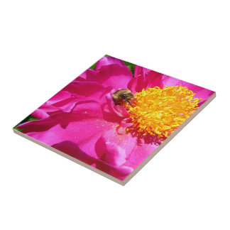 Carreau Bumblebee et Peony