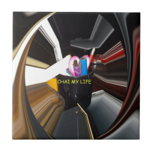 Carreau Bureau de la Mug de thé à vie morte Abstraite Art