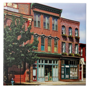 Carreau Burlington NJ - Rue dans le quartier historique