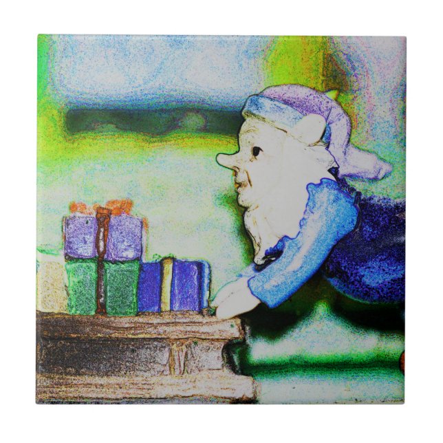 Carreau Busy Elf par Shirley Taylor (Devant)