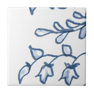 Carreau C1 - Tuile murale de panier de Delft - C1