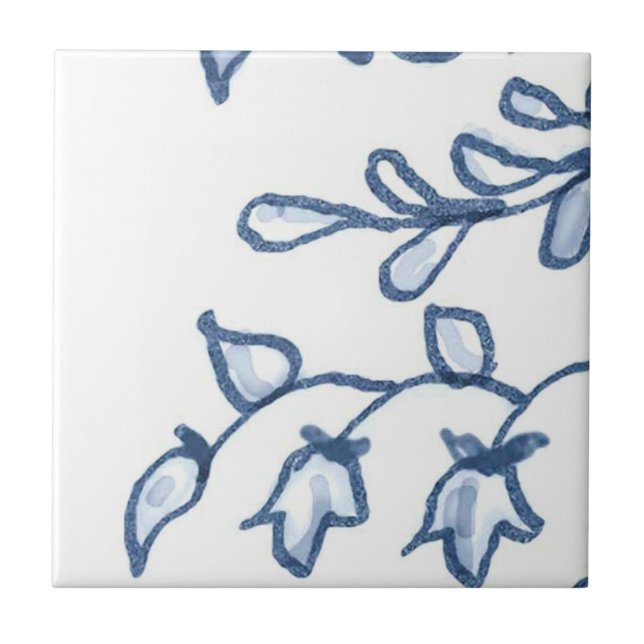 Carreau C1 - Tuile murale de panier de Delft - C1 (Devant)