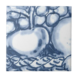 Carreau C3 - Tuile murale de panier de Delft - C3