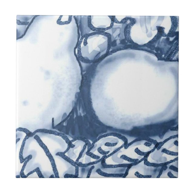 Carreau C4 - Tuile murale de panier de Delft - C4 (Devant)