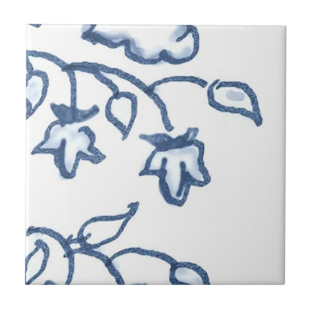 Carreau C6 - Tuile murale de panier de Delft - C6 (Devant)