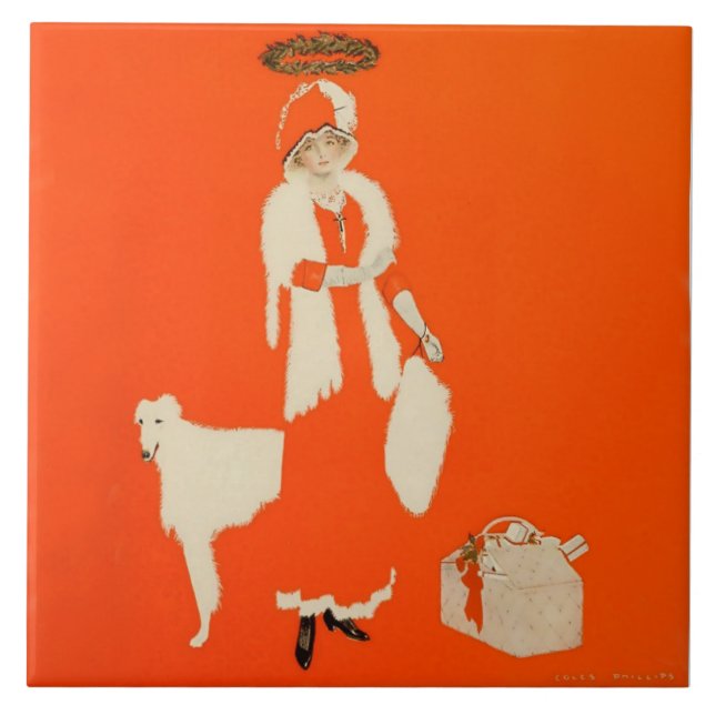 Carreau C Coles Phillips « Sainte d'aujourd'hui » Fadeaway (Devant)