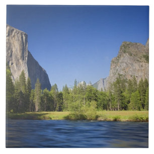 Carreau CA, Parc national de Yosemite, Vue de la vallée av
