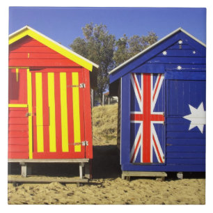 Carreau Cabanons de bain, plage de Middle Brighton, Port 2
