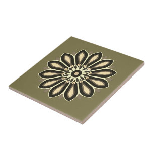 CARREAU CADEAU D'ART FLEURI COLORÉ FILLE MAMAN PATRONNE 20