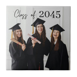 Carreau Cadeau de fin d'études personnalisé Photo