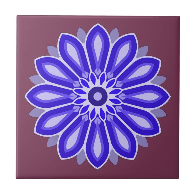 CARREAU CADEAU DE FLEURS POUR LA FILLE DE MÈRE AMIE DE SOE (Devant)
