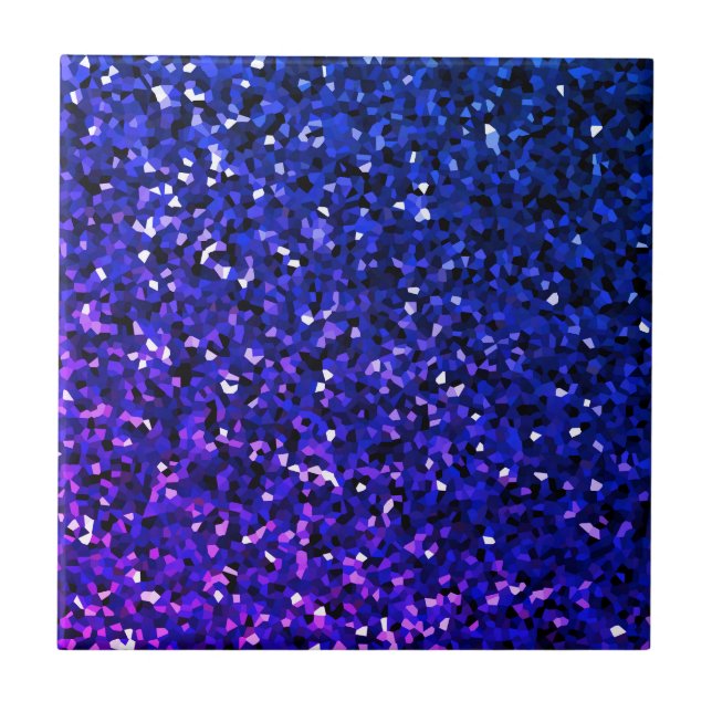 Carreau Cadeau Turquoise coloré brillant bleu brillant (Devant)